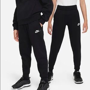 Boys Black Nike Joggers